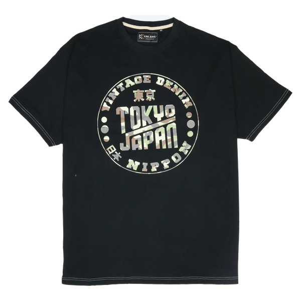 KAM Jeanswear Tokyo Camo Print T-Shirt