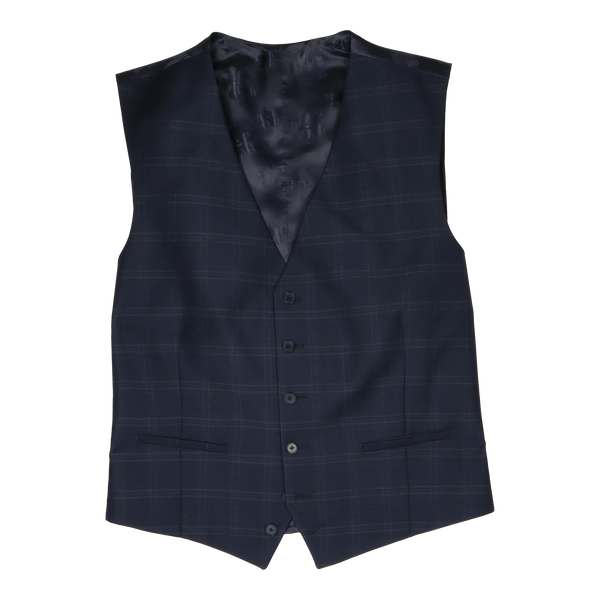 Ted Baker Overcheck Suit Waistcoat for Men