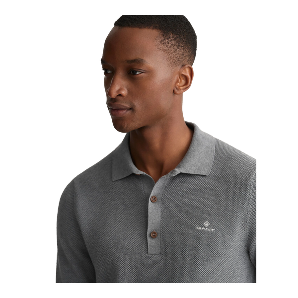 GANT Long Sleeve Cotton Pique Polo
