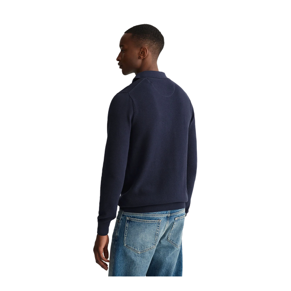 GANT Long Sleeve Cotton Pique Polo