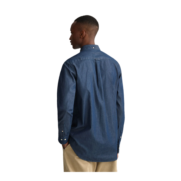 GANT Indigo Dyed Long Sleeve Shirt for Men