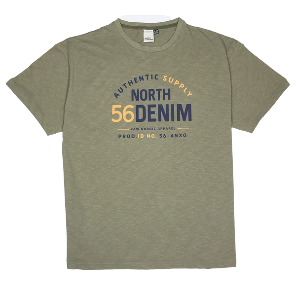 Allsize Crew Neck 56 Denim T-Shirt for Men