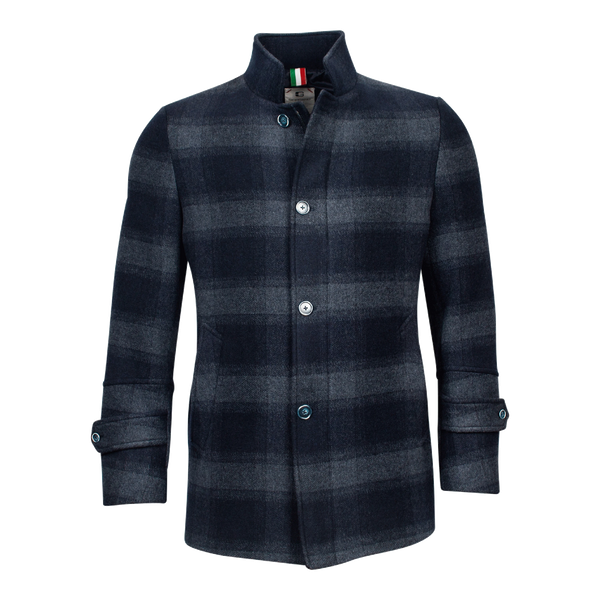 Giordano Brian Short Check Coat