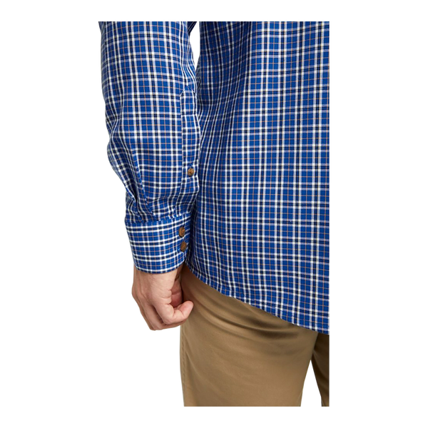 Double Two Long Sleeve Brushed Cotton Check Shirt