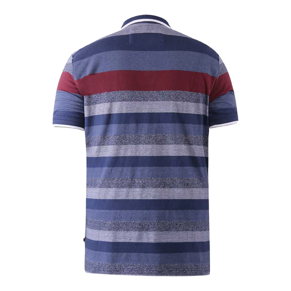 Duke Knightsbridge Jacquard Stripe Polo Shirt for Men