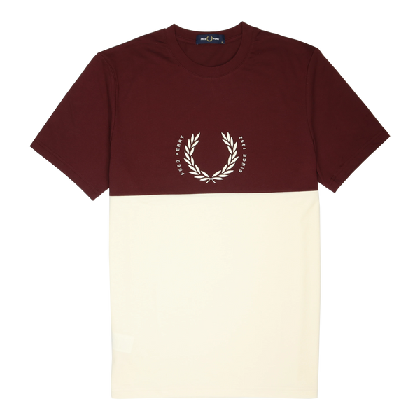 Fred Perry Circle Colour Block Tee for Men