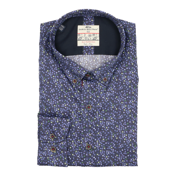 Dario Beltran Estals Printed Long Sleeve Shirt for Men