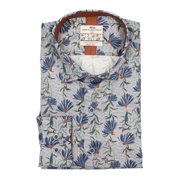 Dario Beltran Teiril Printed Long Sleeve Shirt for Men