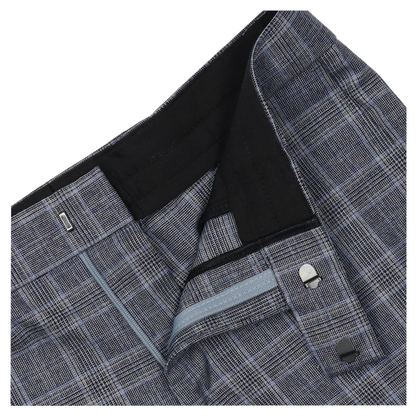 Antique Rogue Check Suit Trousers for Men