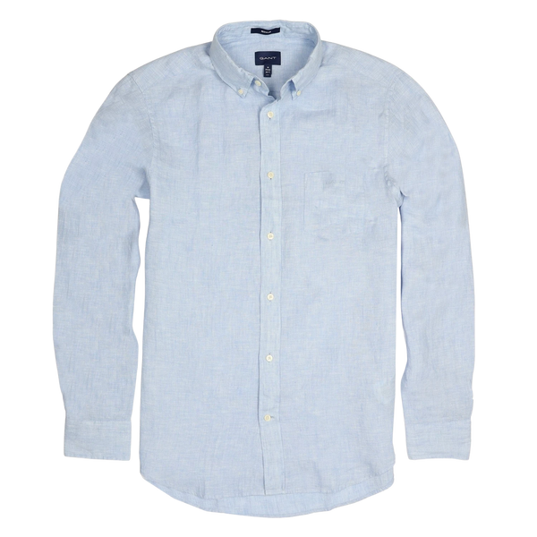 GANT Long Sleeve Linen Shirt for Men