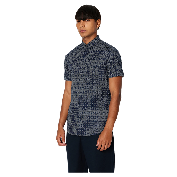 Armani Exchange Short Sleeve Logo Shirt for Men