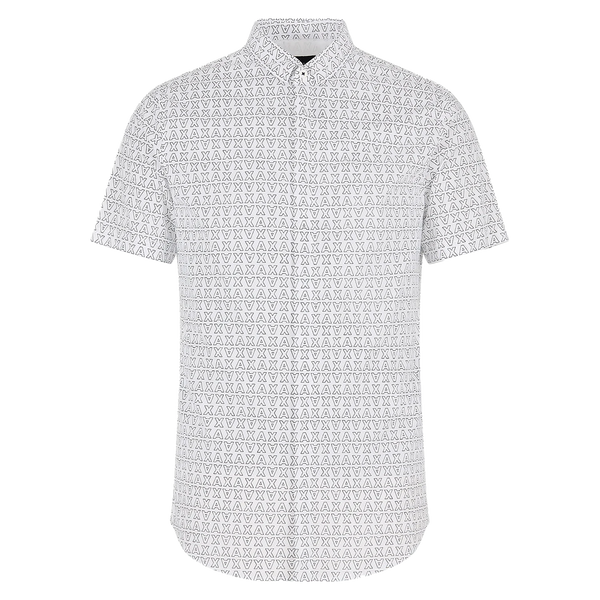 Armani Exchange Short Sleeve Logo Shirt for Men