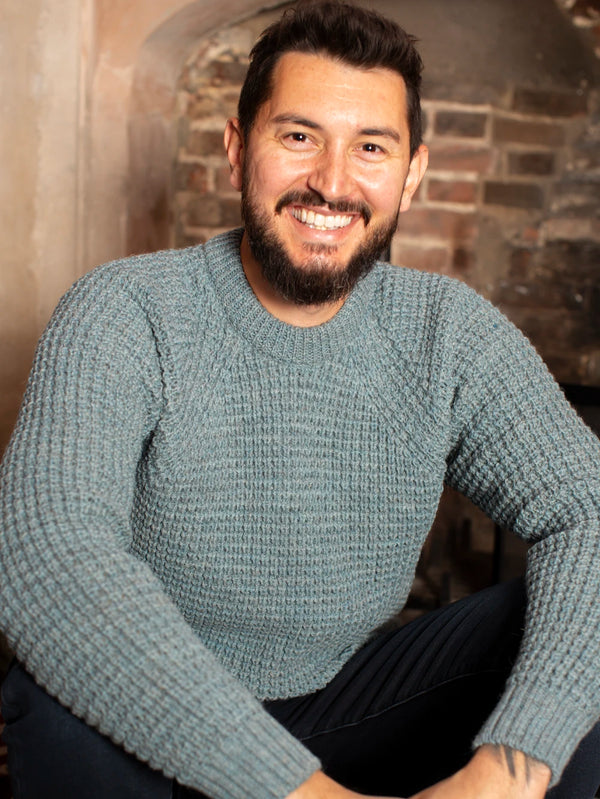 Peregrine Waffle Crew Neck Jumper