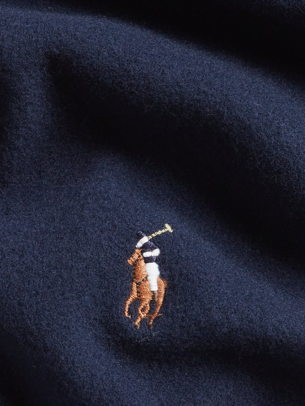 Polo Ralph Lauren Fringe Wool Scarf for Men