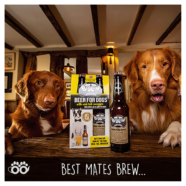 Woof & Brew Bottom Sniffer Beer For Dogs Duo Pack