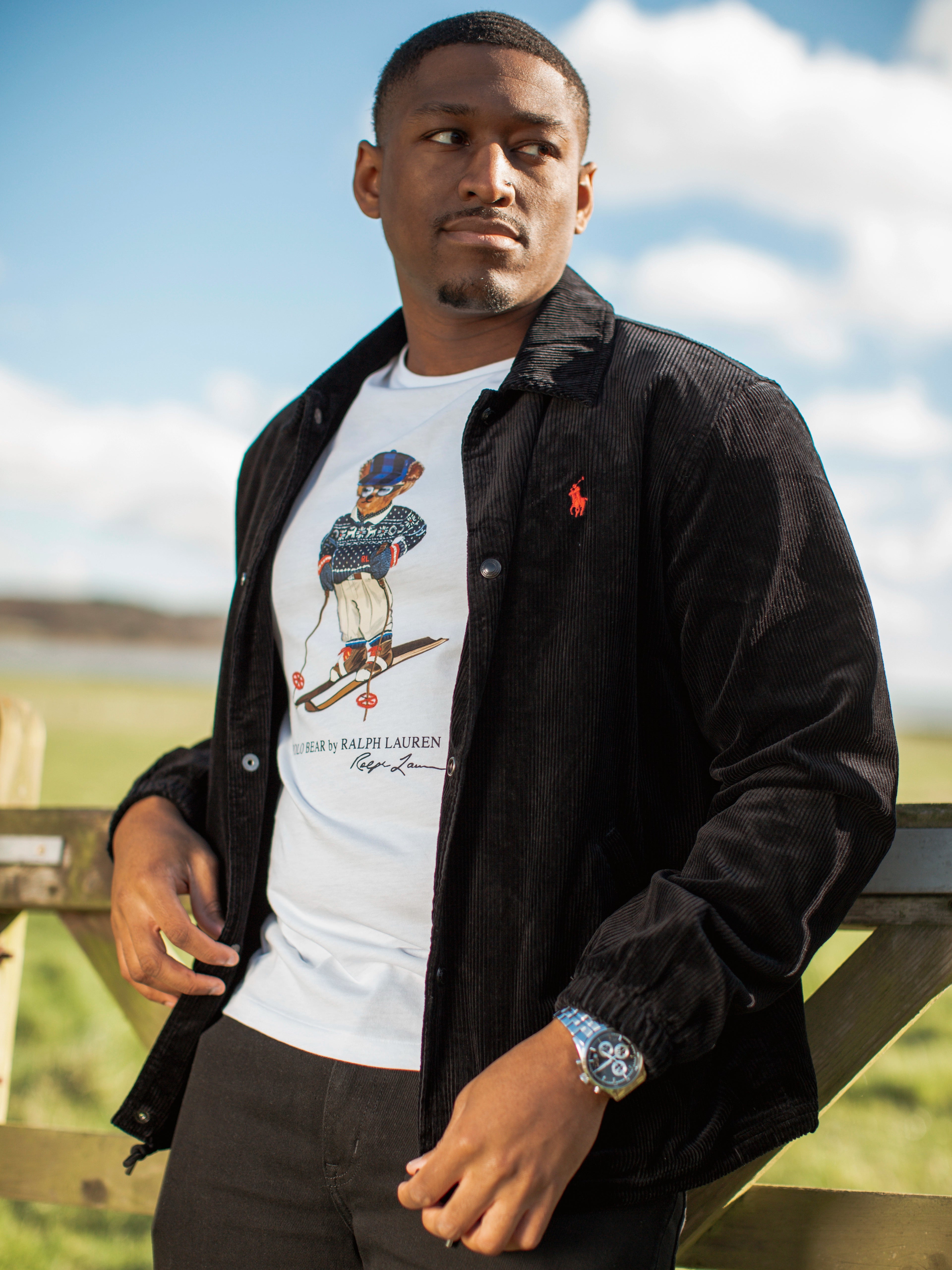 Polo Ralph Lauren Corduroy Coach s Lined Windbreaker Jacket Coes