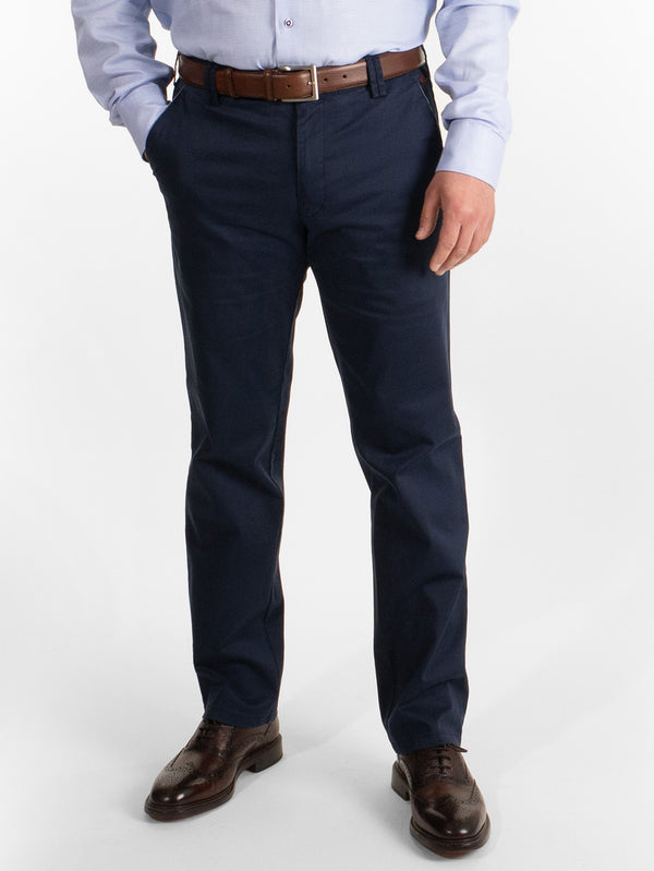 Meyer New York Chinos in Navy
