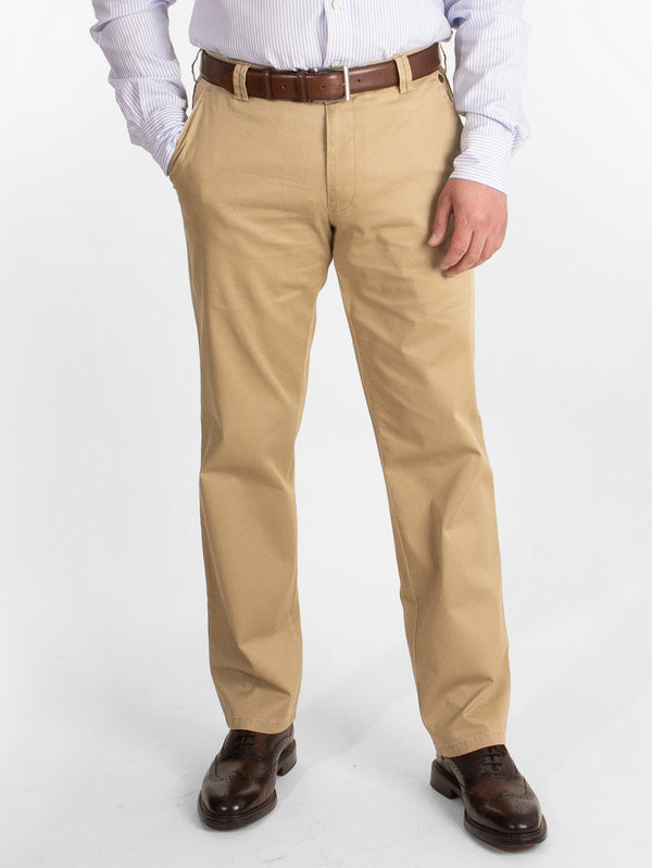 Meyer New York Chinos in Sand for Men