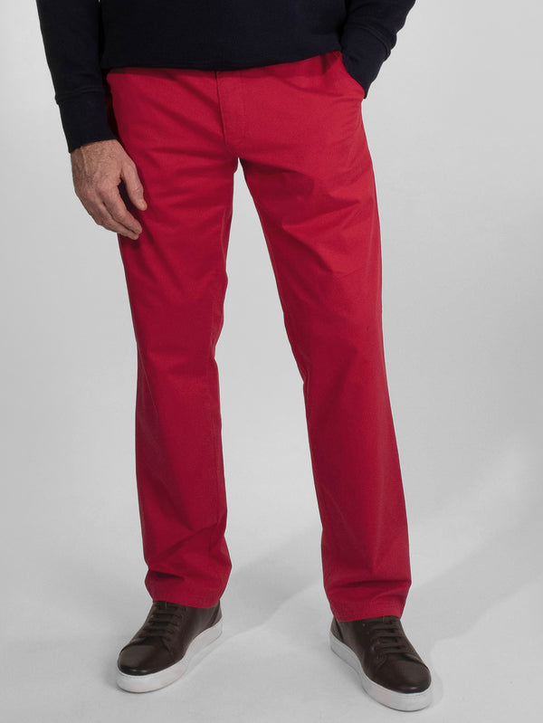 Meyer Rio Chino in Red for Men