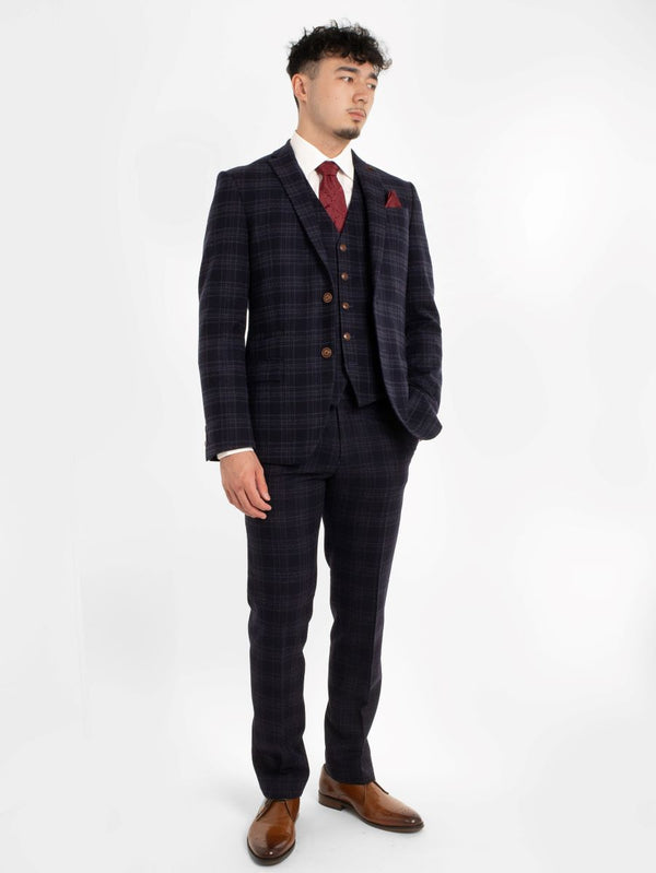 Antique Rogue Ryder Check Suit Jacket