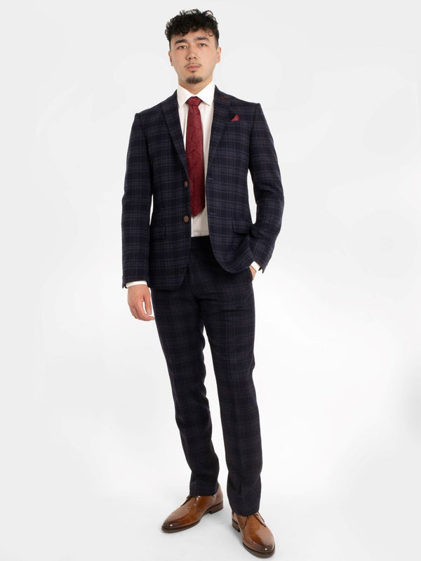 Antique Rogue Ryder Check Suit Jacket