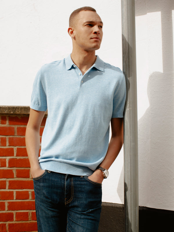 Selected Berg Short Sleeve Polo Shirt for Men