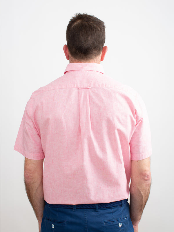 Golding Hadleigh Short Sleeve Linen Blend Shirt