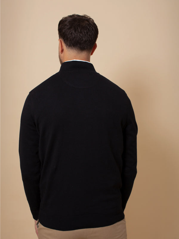 William David Pima Cotton 1/4 Zip Jumper