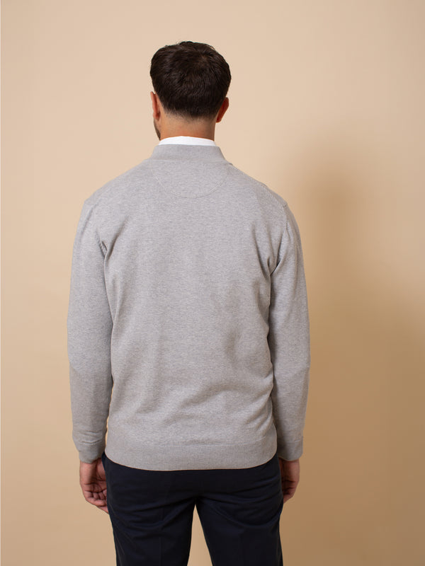 William David Pima Cotton 1/4 Zip Jumper