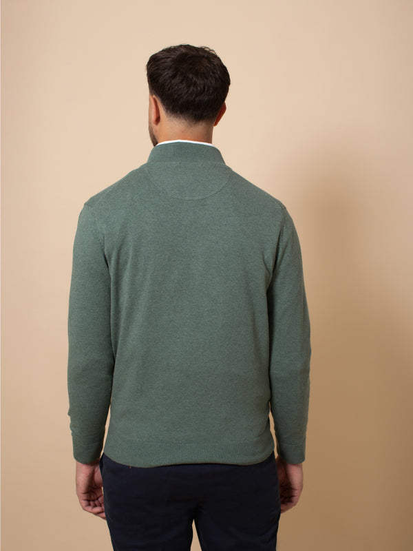 William David Pima Cotton 1/4 Zip Jumper