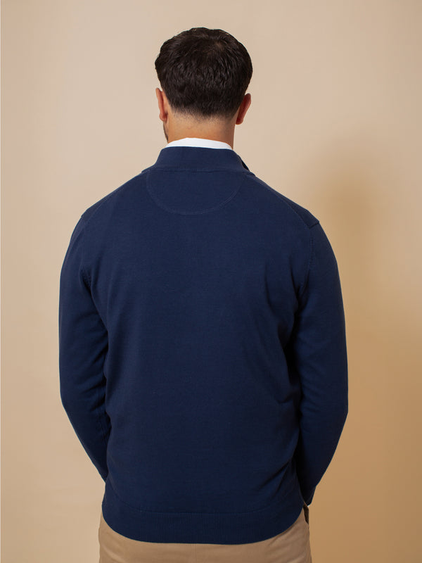 William David Pima Cotton 1/4 Zip Jumper