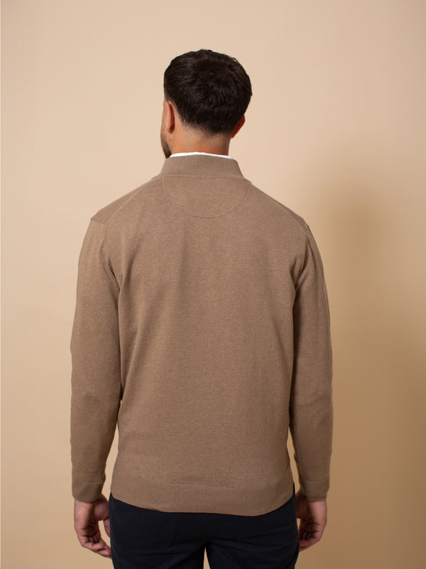 William David Pima Cotton 1/4 Zip Jumper