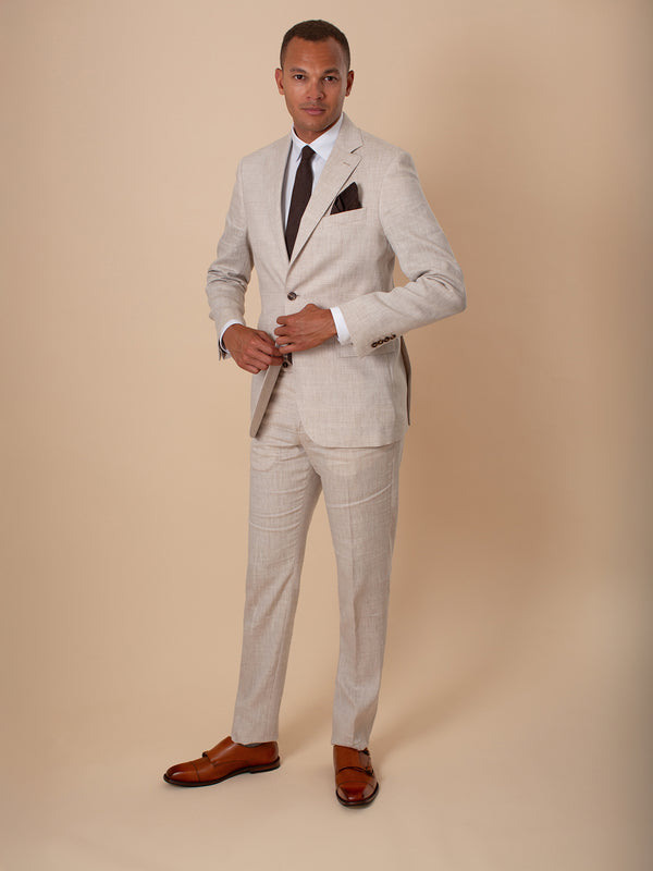 William David Wool Linen Suit Trouser