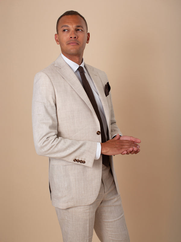 William David Wool Linen Suit Jacket