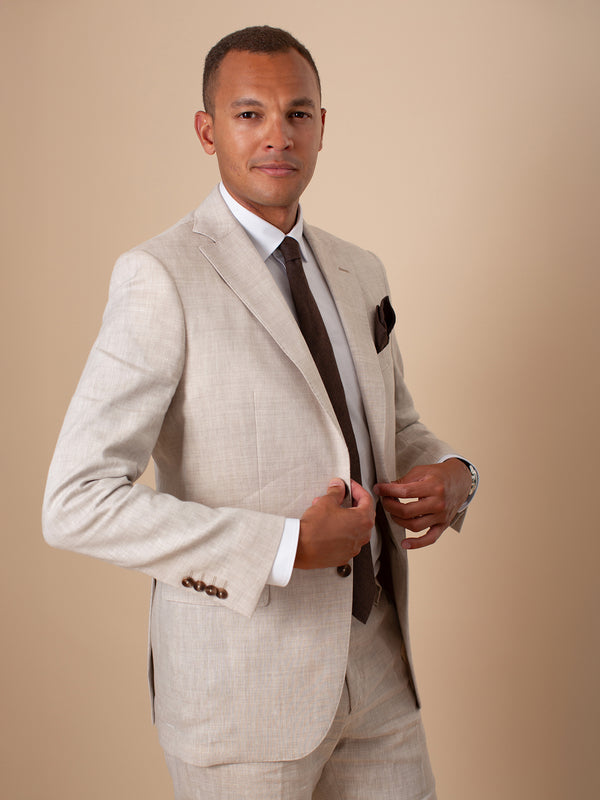 William David Wool Linen Suit Jacket