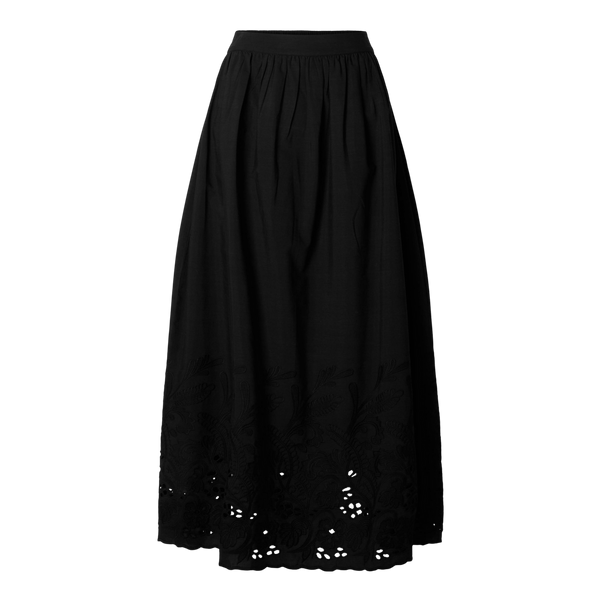 Selected Femme Dahlia Broderie Maxi Skirt