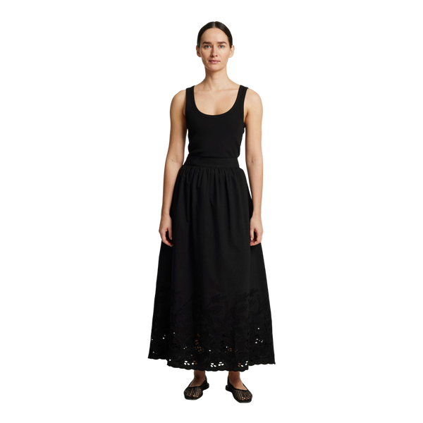 Selected Femme Dahlia Broderie Maxi Skirt