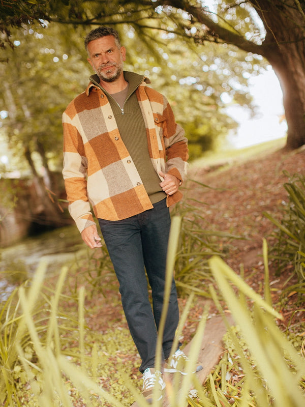 !SOLID Check Overshirt