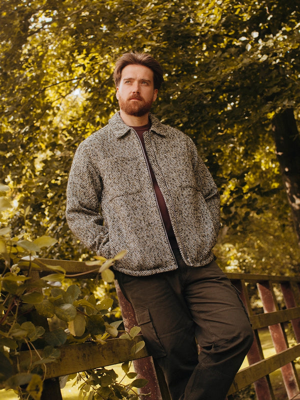 Scotch & Soda Tweed Wool Blend Overshirt