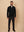 William David Merino Blend Contrast Collar Quarter Zip