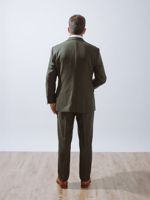 Golding Luxury Wool Herringbone Three Piece Suit