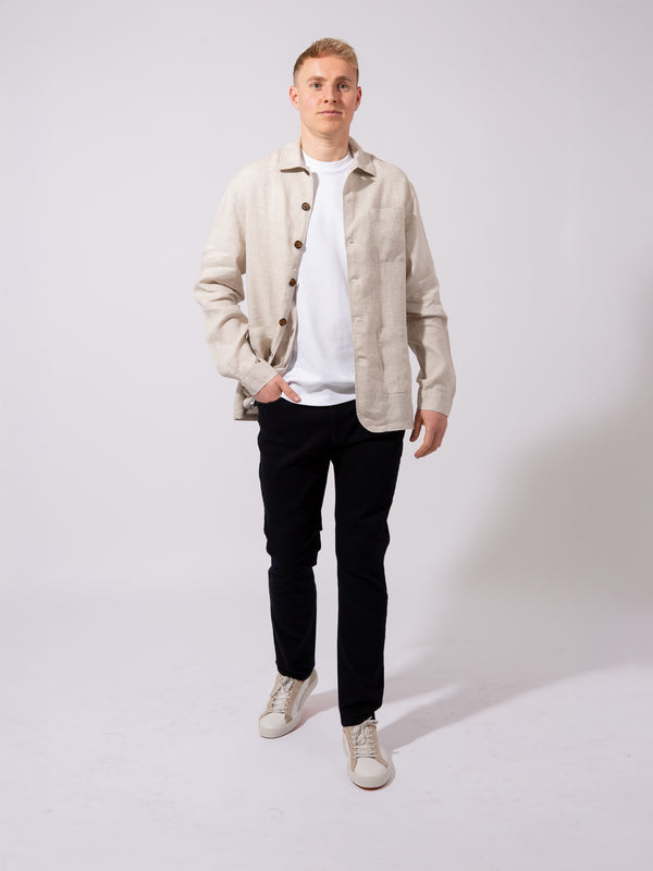 William David Linen Overshirt