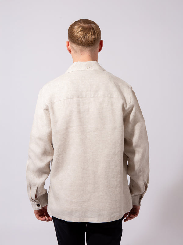 William David Linen Overshirt