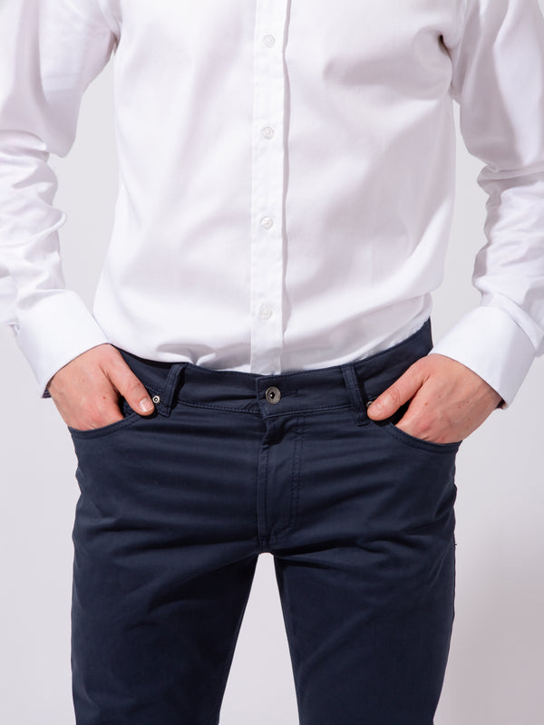 William David Slim Fit Stretch Cotton Jeans