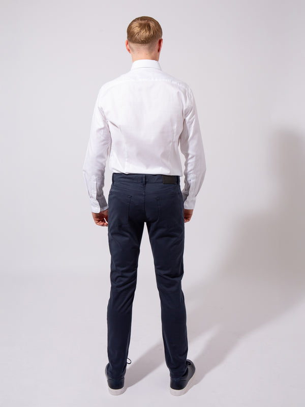 William David Slim Fit Stretch Cotton Jeans