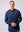 William David Orford Linen Nehru Collar Long Sleeve Shirt