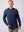 William David Orford Linen Nehru Collar Long Sleeve Shirt