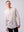 William David Orford Linen Nehru Collar Long Sleeve Shirt