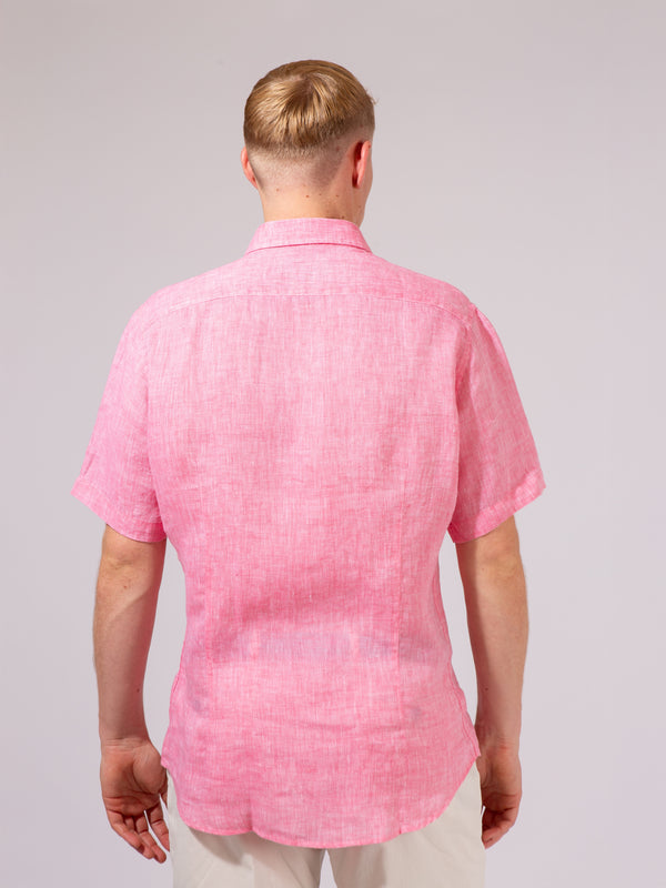 William David Orford Linen Short Sleeve Shirt