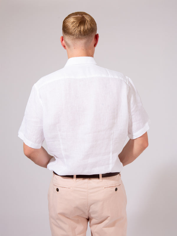 William David Orford Linen Short Sleeve Shirt